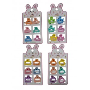 BROCHE  2,5 CM COLOR X 6U EN BLITER