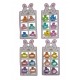 BROCHE 2,5 CM COLOR X 6U EN BLITER