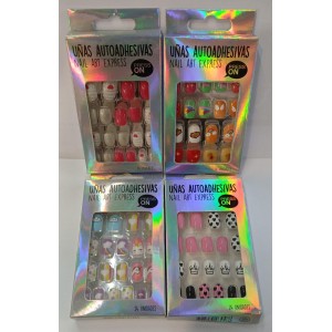 U&Ntilde;AS AUTOADHESIVAS INFANTILES EN CAJA