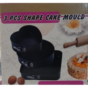 MOLDES X 3 PAR TORTAS DESMONTABLES 3 MODELOS
