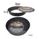 TARTERA DESMONTABLE ANTIADHERNTE 28X5 CM