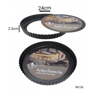 TARTERA ANTIADHERENTE 24X2,5 CM