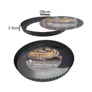 TARTERA DESMONTABLE  ANTIADHERENTE 28X2,M5CM