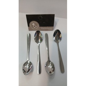 CUCHARITAS ACERO X 4 PARA CAFE 12 CM