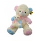 OSO PELUCHE PERRO CON CRIA MULTICOLOR 50CM