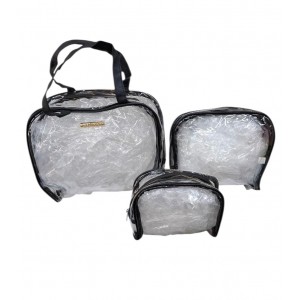 PORTA COSMETICOS X 3 TRANSPARENTE-OFERTA