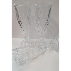 COPA CHAMPAGNE TRANSP. X 6U EN CAJA