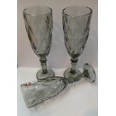 COPAS CHAMPAGNE GRIS X 6U EN CAJA
