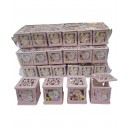 CAJITA SOUVENIRS ROSAS 5X5 CON TAPA BABY