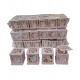 CAJITA SOUVENIRS ROSAS 5X5 CON TAPA BABY