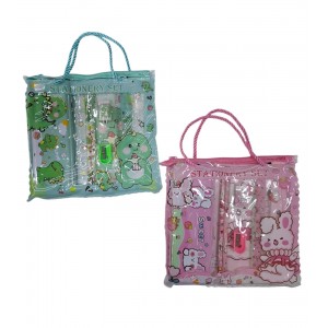 SET ESCOLAR CON CANOPLA METAL Y BILLETERA