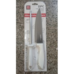 CUCHILLA + CHAIRA 8" EN BLISTER 