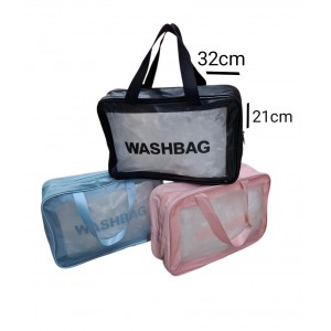 PORTACOSMETICOS 30X20 WASHBAGCON CIERRE Y MANIJA