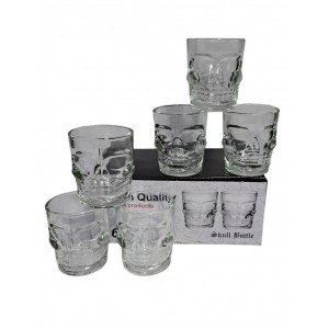 VASITO SHOT X6 CALAVERA EN CAJA