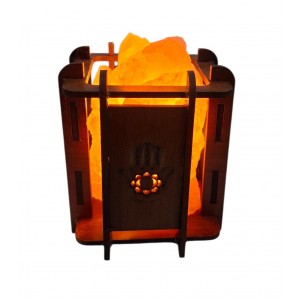 LAMPARA DE SAL CUADRADA 8X8