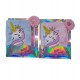 DIARIO INTIMO PELUCHE 21X15 UNICORNIO + LAPICERA