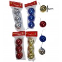 BOLAS N AVIDE&Ntilde;AS 6 CM X 3U