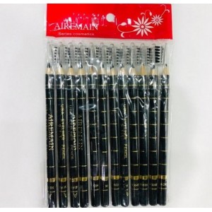 DELINEADOR DE OJOS NEGROS X 12