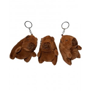 LLAVERO PELUCHE 13 CM CAPIBARA