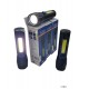  Linterna carga usb metal con zoom 12 cm + baliza lateral