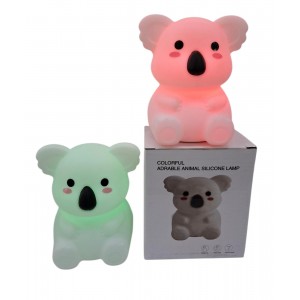 LAMPARA ANIMALITO  12  CM INFANTIL CAMBIA COLOR USB