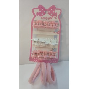 SET INFANTIL 12 MINIBROCHES + 4 COLITAS