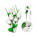  RAMO 5 PIMPOLLOS DE ROSAS BLANCOS
