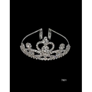 TIARA METAL Y STRASS 7801