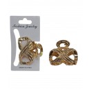 BROCHE PARA EL PELO FORMA MO&Ntilde;O METAL DORADO