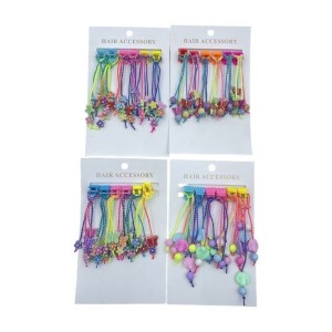 MINI BROCHES X 6 CON APLIQUE COLGANTE
