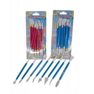 SET X 8 ESTECAS DOBLES REPOSTERAS EN BLISTER