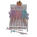 LAPICERA GEL MULTICOLOR COLA SIRENA TORNASOLADA