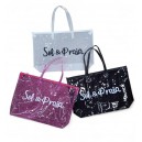 BOLSO PLAYERO CRISTAL 53X35CM