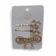 SET INVISIBLES X 2 + PICO MOÑO STRASS Y PERLITAS