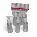  SET X 3 BOTELLITAS PARA VIAJE