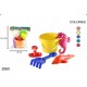 BALDE PALYERO CON RASTRILLO Y 3 MOLDES-Z660-