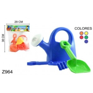 REGADERA PALA Y RASTRILLO EN BOLSA-Z964