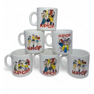 TAZA MUG CERAMICA K-POP