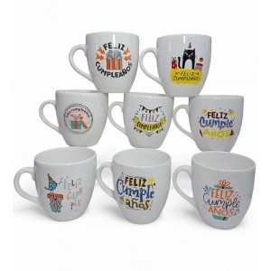 TAZA CERAMICA BOMBE FELIZ CUMPLEA&Ntilde;OS