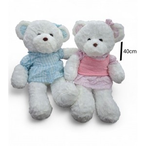 OSO 50 CMC VESTIDO BRILLO Y CHALECO LANA