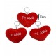 LLAVERO CORAZON 10 CM TE AMO