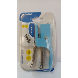 ABROCHADORA 11CM + GANCHOS N&ordf;10 EN BLISTER