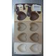 MOLDE SILICON ACUP CAKES CORAZON X8