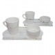 SET DESAYUNO CERAMICA 3 PZAS TAZA-BANDEJA Y CEREAL