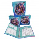 CARPETA 3 ANILLOS N&deg;3 CLAS CHICAS POP