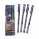  BOLIGRAFO GEL CON GLITTER X 4 EN ESTUCHE
