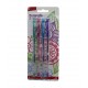  BOLIGRAFO GEL GLITTER X 4 EN BLISTER