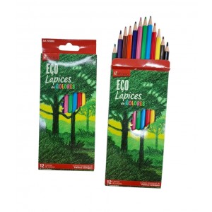 LAPIZ COLOR LARGO ECO  X12 EN CAJA