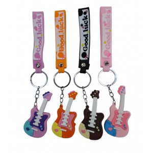 LLAVERO DE GOMA GUITARRA 