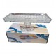 BANDEJA EXHIBIDORA VIDRIO RECTANG. CON PIE27X14